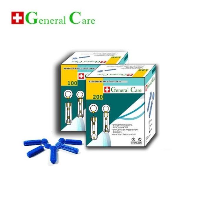 Gambar BLOOD LANCET GEA ISI 100 PER BOX LANCING ORIGINAL MEDICAL ONLINE - GeneralCare 100 dari MEDICAL ONLINE_NEW undefined Tokopedia
