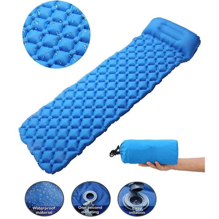 Gambar Sleeping pad ultralight / Kasur Matras Angin Inflatable Bed - NH18 - Light Blue dari Nu Limit undefined Tokopedia