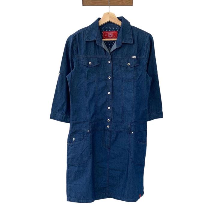 Gambar WOMEN BLOUSE BAJU WANITA DEWASA FASHION IMPORT BAHAN NYAMAN DAN HALUS - Biru Jeans, M dari Joli Jolie ID_NEW undefined Tokopedia