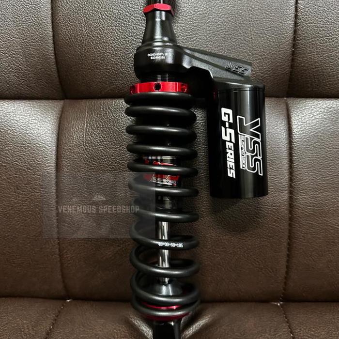 Gambar Shockbreaker Shock Tabung YSS G-Plus Gold Series 330MM Vario 125/150 - Hitam lis merah dari Venemous Speedshop undefined Tokopedia
