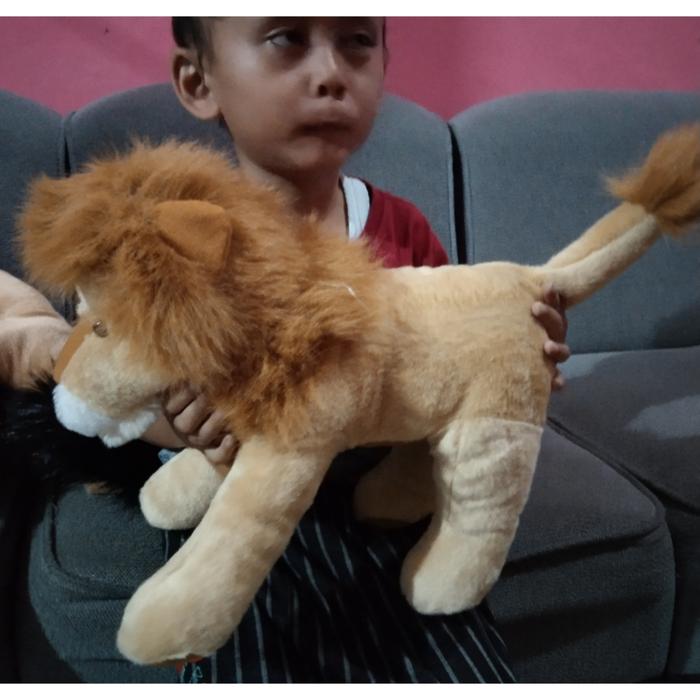 Gambar BONEKA KUCING SINGA MACAN SIMBA SIZE JUMBO BESAR BIG GIANT 1 METER - singa size L dari Dafi trendy Boneka undefined Tokopedia