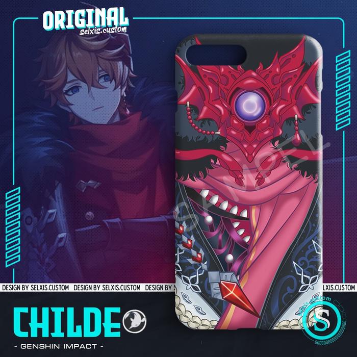 Gambar Premium Phone Case Genshin Impact Fatui Harbingers Childe - Variasi 1, 3D (Hardcase) dari selxiscustom undefined Tokopedia