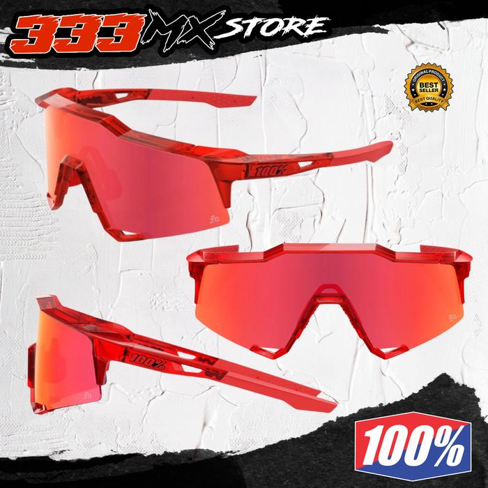 Speedcraft 100 Peter Sagan Le Sunglasses Hiper Red Mirror Original