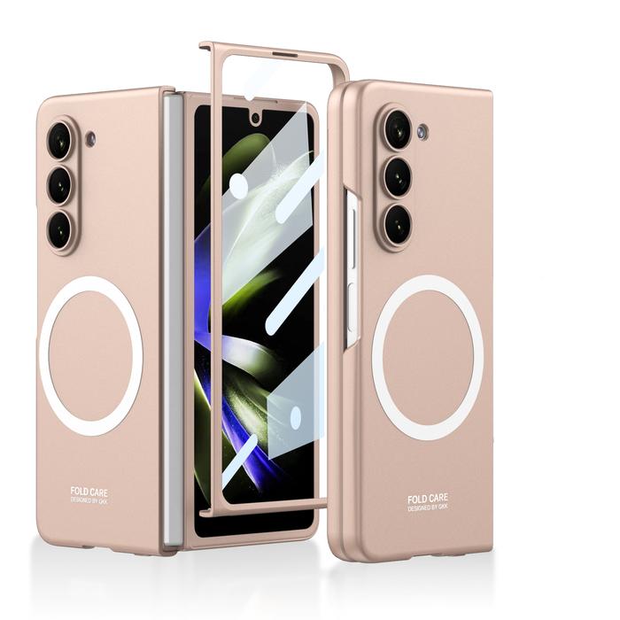 Gambar Casing Samsung Galaxy Z Fold 5 5G Hard Case With MagSafe Magnetic - Gold dari BERKAH AYASHA undefined Tokopedia