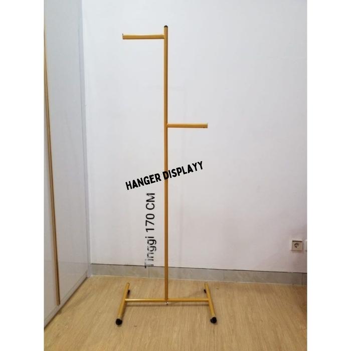 Gambar GAWANG 2 ARAH/GANTUNGAN BAJU 2 ARAH/GANTUNGAN 2 ARAH dari displayhanger undefined Tokopedia