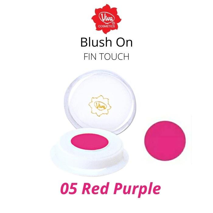 Gambar Viva Fin Touch Blush On All Variant-Blush On Fin Touch Viva - Red Purple(05), 2 gram dari Sunjaya Utama Mart undefined Tokopedia