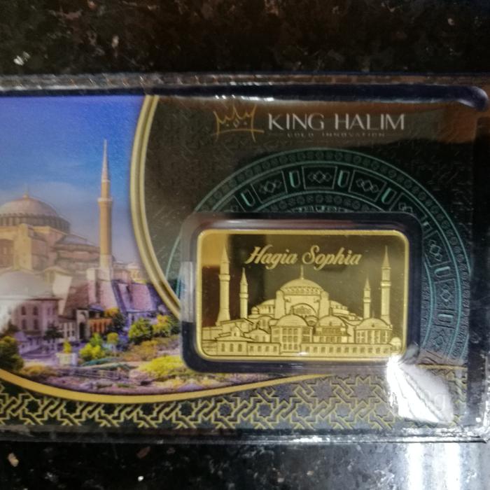 Gambar Emas Batangan King Halim Motif Hagia Sophia 10 Gram Kadar 9999 dari Toko Mulia Abadi Jaya undefined Tokopedia
