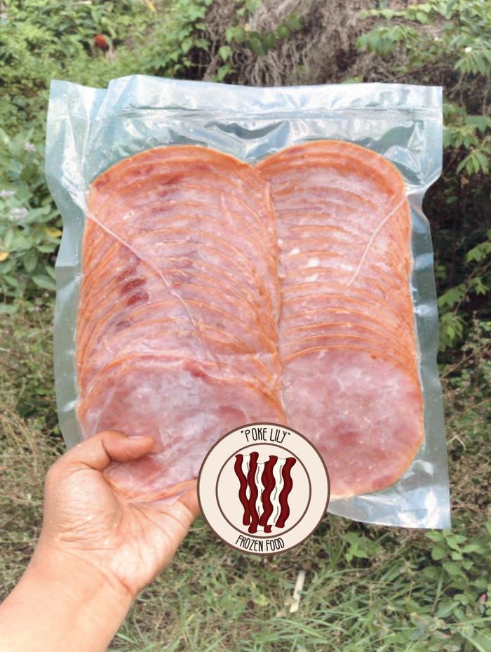 Gambar HAM SAPI BULAT SMOKE BEEF HAM 1 KG 1000 GR 1000G MEAT 500 GRAM ASAP - 1 kg dari POKELILY FROZENFOOD undefined Tokopedia