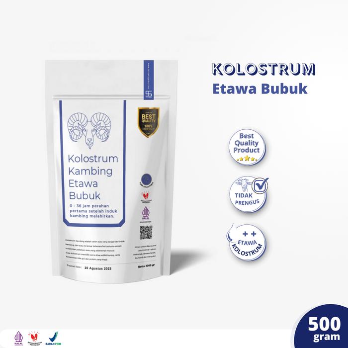 Gambar Susu Etawa Premium Syams Etawa Kolostrum Colostrum Bubuk 500g - 1Kg - 500 gram dari Ikkostore.id undefined Tokopedia