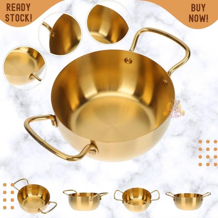 Panci Ramyon Jual Panci Gold Ramyun 16cm Stainless Tebal Korea Induksi Ready Di ...