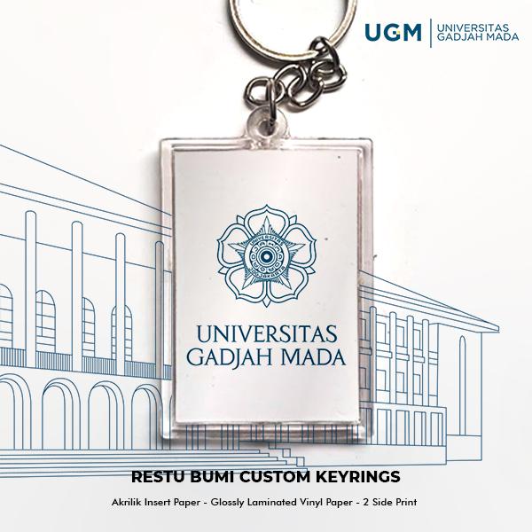 Gambar Gantungan Kunci Akrilik UGM Universitas Gajah Mada - Biru dari Restubumi Studio undefined 3 Tokopedia