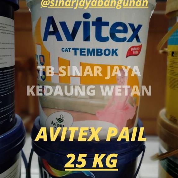 Gambar Cat Avitex 25Kg Pail / Cat Tembok Interior Plafon Dinding Avian Paint - SW SUPERWHITE dari neburi_sell undefined Tokopedia