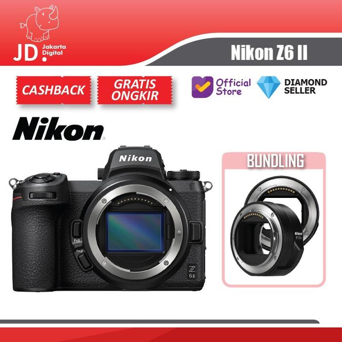 Gambar nikon z6 mark II bundle Nikon Mount Adapter FTZ II Nikon Lens Adapter - STANDAR dari Jakarta Digital 8 undefined Tokopedia