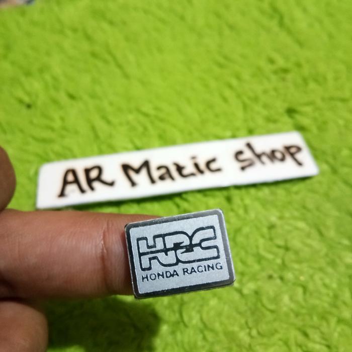 Gambar emblem stainless HRC pnp hugger airblade cover filter sensor spido HRC - buat SPIDO saja dari AR matic shop undefined Tokopedia
