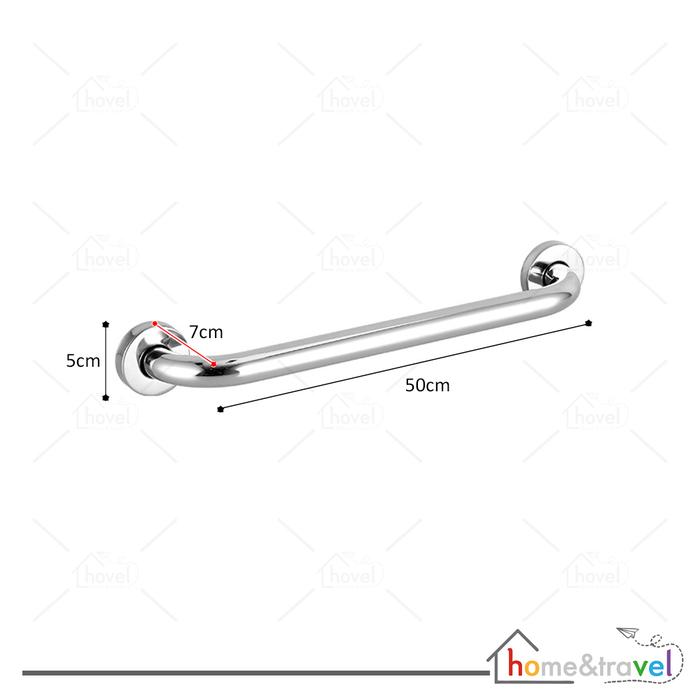Gambar HOVELSHOP Pegangan Kamar Mandi Pintu Tangga Handle Bhn Stainless Steel - 50 cm, Packing Standar dari Hovel Shop undefined Tokopedia