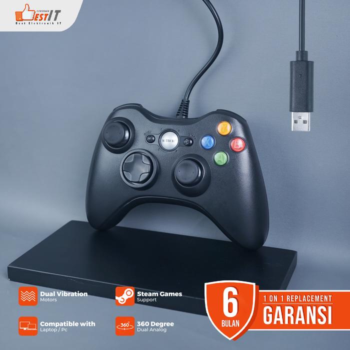 Gambar Gamepad Single Getar USB Stick Gaming M-Tech GP SGX PC Laptop Original - Hitam dari Best Elektronik IT undefined Tokopedia