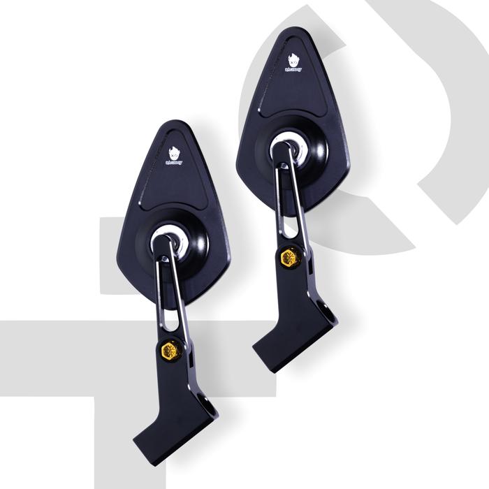 Gambar Spion Jalu Race Boy Oval Full CNC Universal - Black dari Legend Motor Shop Id undefined Tokopedia