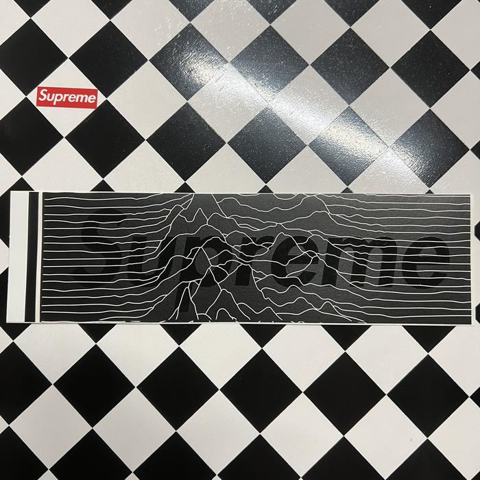 Supreme Peter Saville BOX logo ステッカー赤