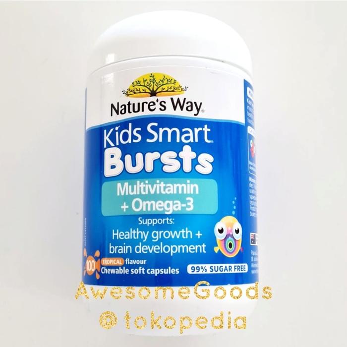 Gambar Nature's Way Kids Smart Bursts Multivitamin + Omega 3 - 100capsules dari AwesomeGoods undefined Tokopedia