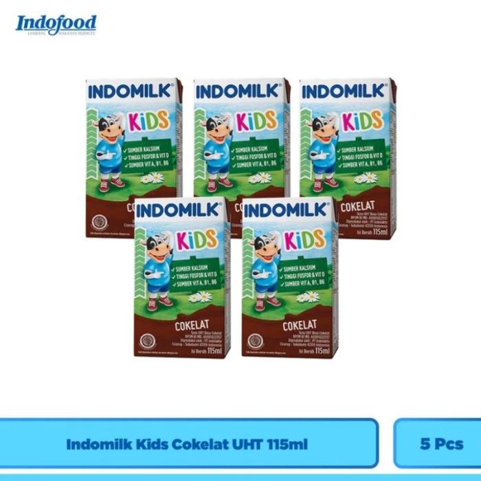 Gambar Indomilk kids uht cokelat 115ml isi 5pcs susu kotak chocolate - coklat dari ADA_21OS undefined Tokopedia