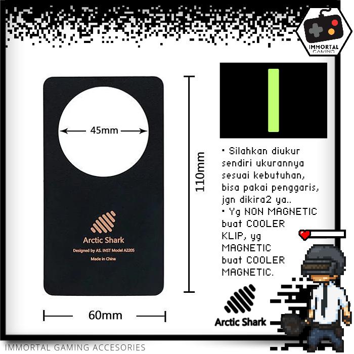 Gambar [IM] ARCTIC SHARK Heatsink Graphene Copper Tembaga for Fan Cooler HP - I, Magnetic dari IMMORTAL GAMING Accesories undefined Tokopedia