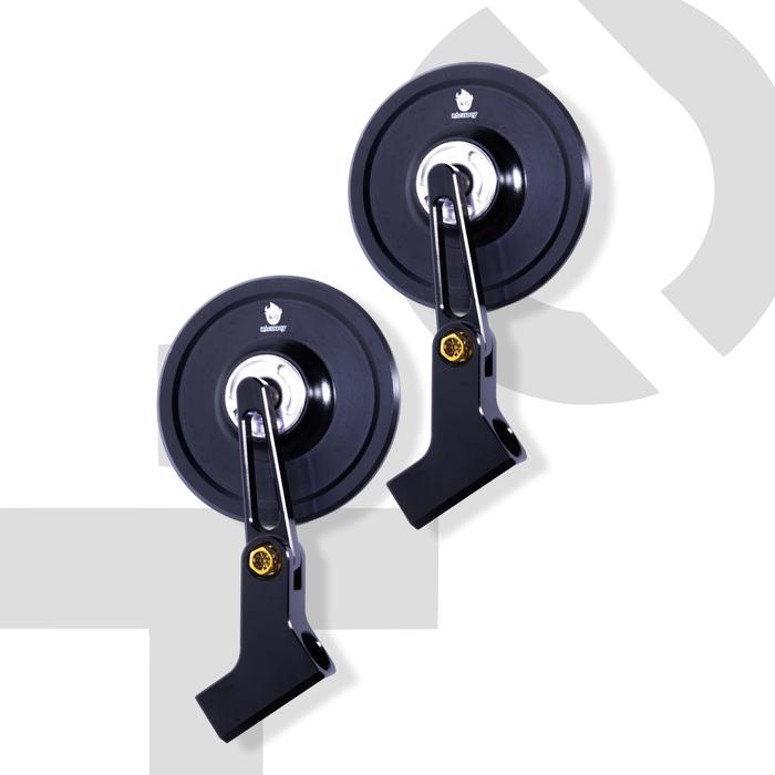 Gambar Spion Jalu Race Boy Bulat Full CNC Universal - Black dari Legend Motor Shop Id undefined Tokopedia