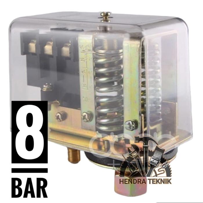 Gambar OTOMATIS KOMPRESOR 3 PHASE 380 VOLT AUTOMATIC PRESSURE SWITCH OTOMATIS - 8bar dari HT tools & hardware undefined Tokopedia