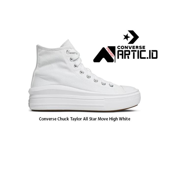Converse Chuck Taylor All Star Move High White - 36