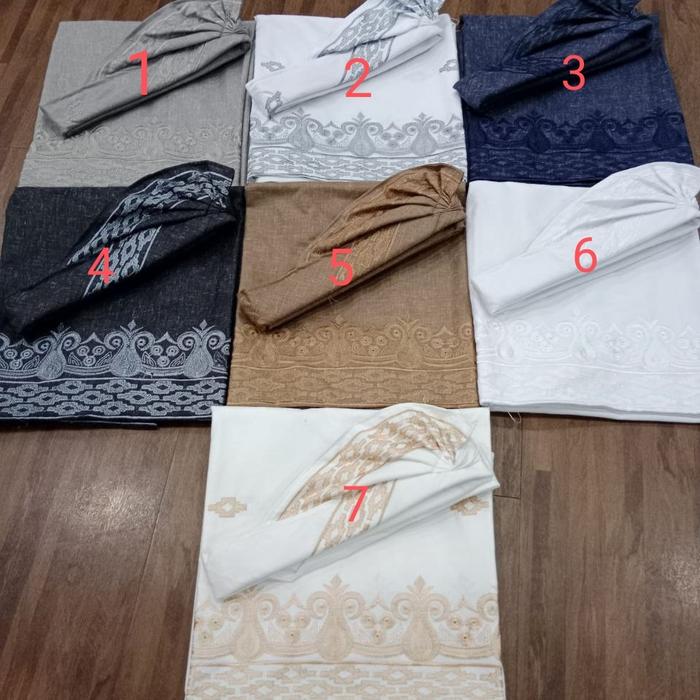 Gambar pakaian adat pria set saput udeng songket topi khas bali dari Baju Bali Jegeg undefined Tokopedia