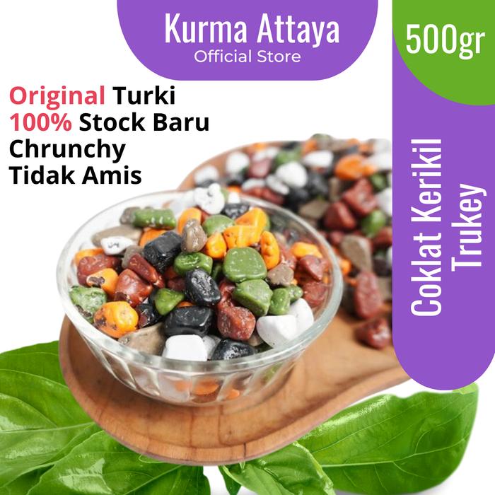 Gambar Coklat kerikil / coklat kerikil arab / coklat kerikil oleh oleh haji - 500gr dari Kurma Attaya undefined Tokopedia