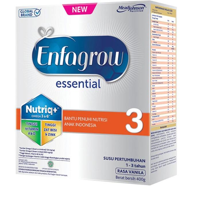 Gambar ENFAGROW ESSENTIAL 3 VANILA 400GR dari Sheza_Malikha undefined Tokopedia