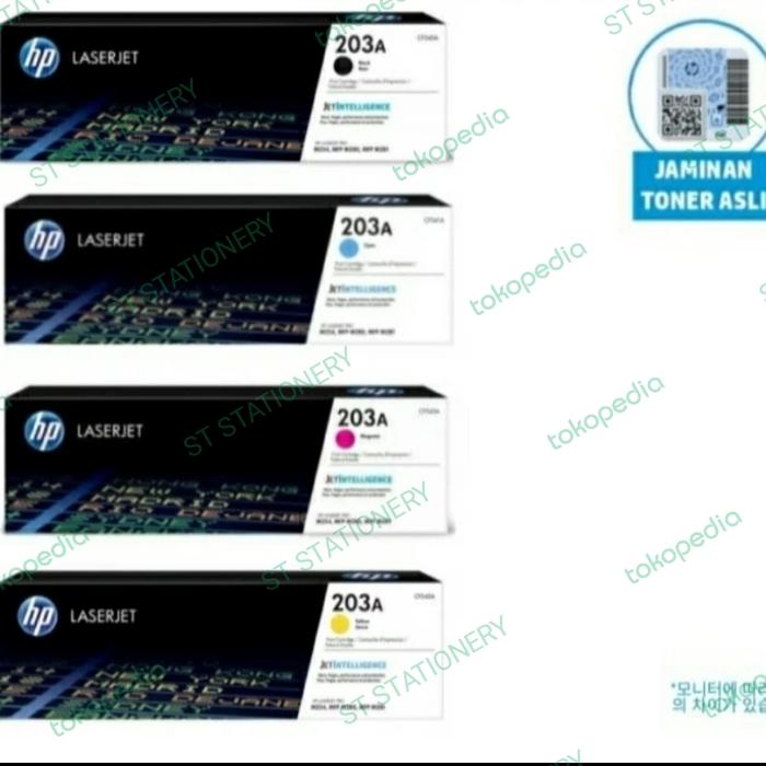 Gambar Toner LaserJet HP 203A (CF203A) Black & Color 1 Set (4Pcs) Original dari ST STATIONERY undefined Tokopedia