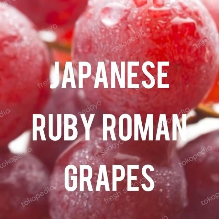 Gambar buah anggur Ruby roman jepang  / anggur jepang dari fresh sedoyo undefined Tokopedia