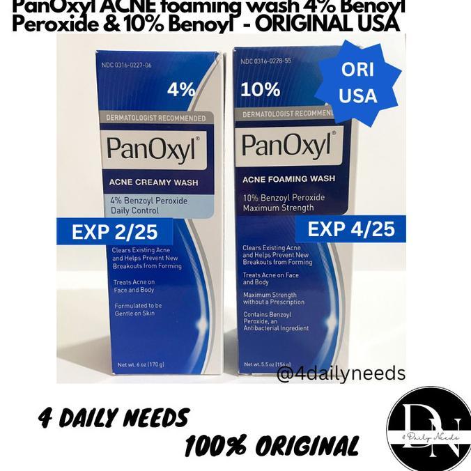 Gambar ready stok Panoxyl acne foaming wash 10% benzoyl peroxide 4% benzoyl - PanOxyl 10% dari denpasaru undefined Tokopedia