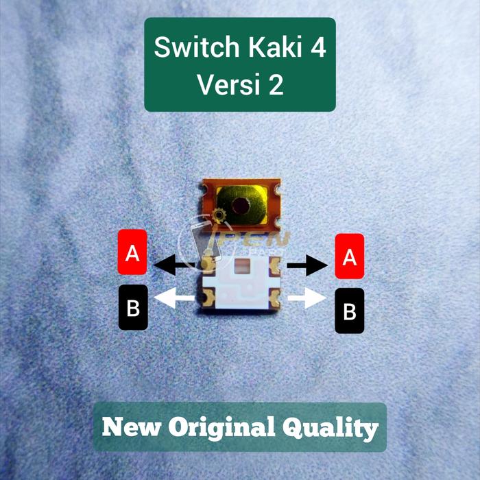 Jual Switch On Off Kaki 4 Versi 2 Kualitas Baru Mantap Power Swit ...