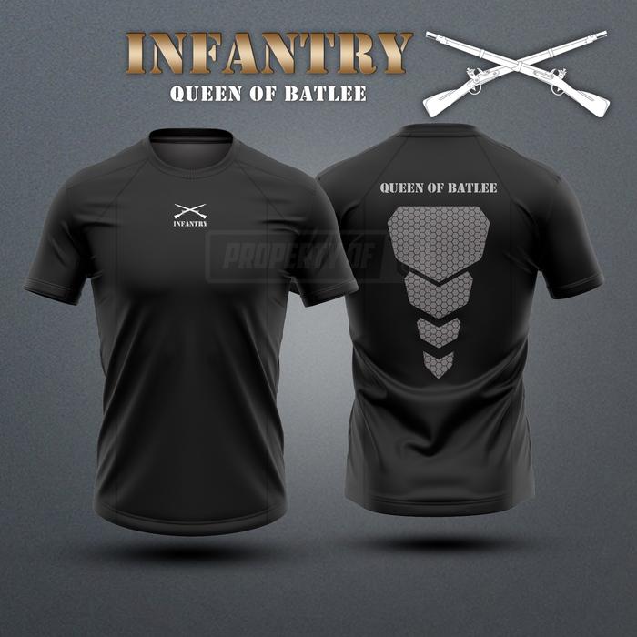 Gambar Kaos Infanteri / Kaos Infantry / Kaos infantri / Baju Kaos Olahraga - Hitam, M dari Lorengin Store undefined Tokopedia