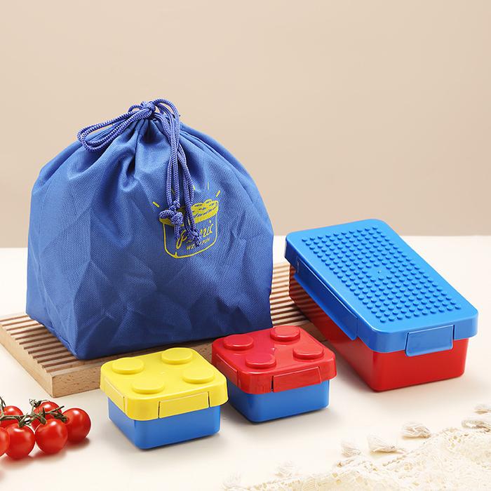 Gambar Kotak Makan / Lunch Box Lego Lengkap Dengan Tas dari plonc undefined Tokopedia