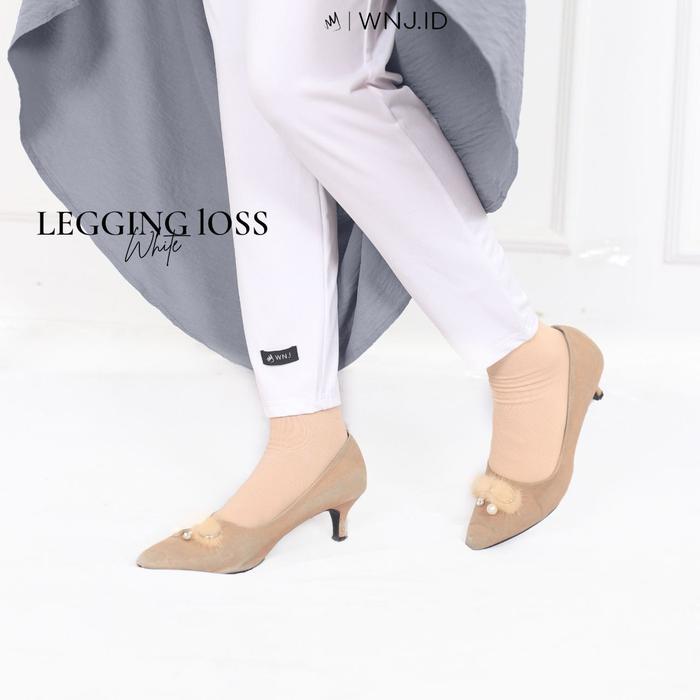 Gambar LEGGING LOS BY WANOJA HIJAB - Putih dari raras90 undefined Tokopedia