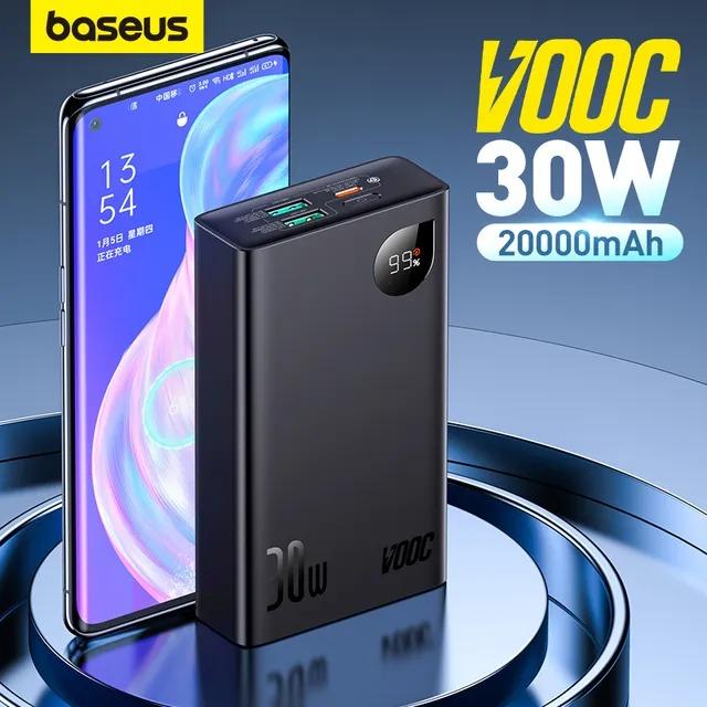 Baseus QPow 2 - 30W de puissance - Chargement rapide - Noir