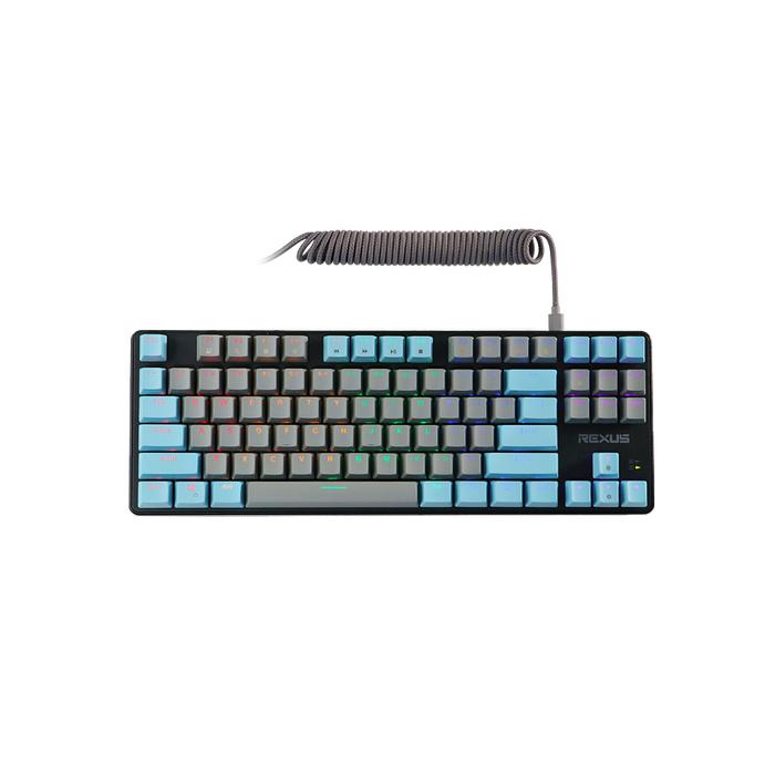 Gambar Keyboard Rexus Gaming Mechanical Legionare MX5.2 TKL - Smokey Blue, Brown Switch dari MXKomputer_NEW undefined Tokopedia