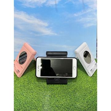 Gambar Holder Automatic Mirror Stand HP Folding Desktop Stand Tab Bisa Cermin dari TOMMYSHOP12 undefined Tokopedia
