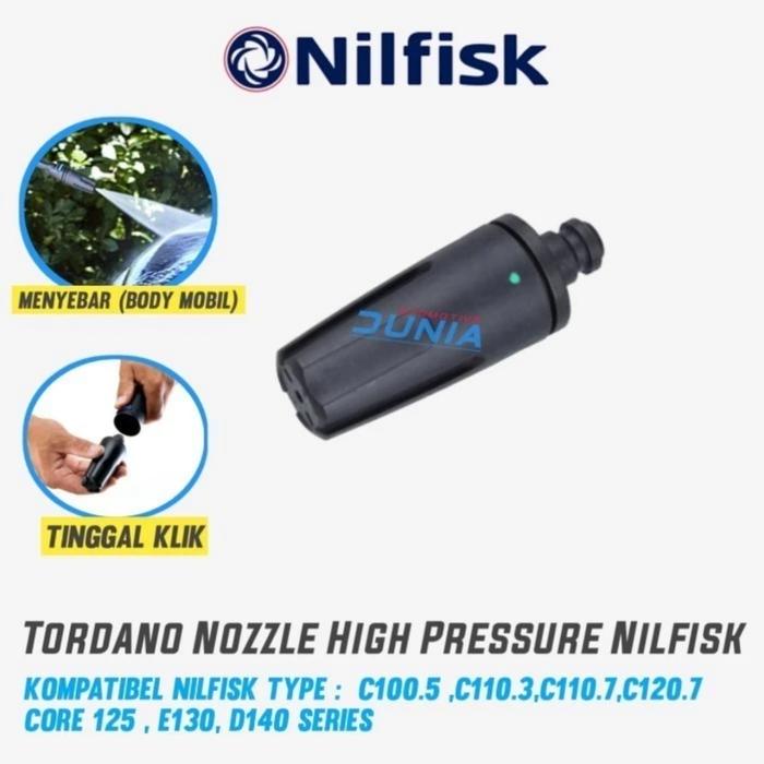 Gambar Nilfisk Acesoris High pressure Cleaner 1 Set C120.2,C130.2,E130.3.8 - Tornado Nozzle dari Na Solution undefined Tokopedia