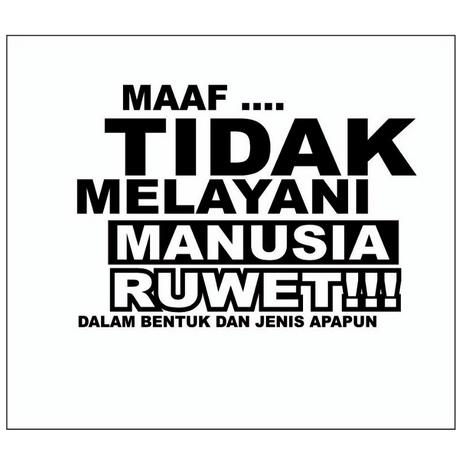 Gambar 0385 STIKER MOBIL STICKER CUTTING KATA KATA BUAT BAK TRUCK KACA SAMPIN - Hitam, 30cmx25cm dari AL FAZZA STICKER undefined Tokopedia