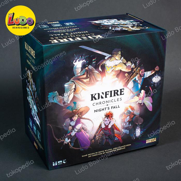 Gambar KINFIRE CHRONICLES NIGHT'S FALL + Upgrade Kit Kickstarter board game dari Ludo Boardgames undefined Tokopedia