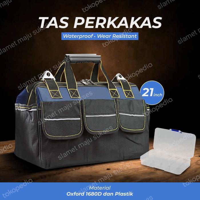 Gambar Tas Perkakas Storage Tool Bag Waterproof With Reflective Strips - 21 inch dari slamet maju sukses undefined Tokopedia