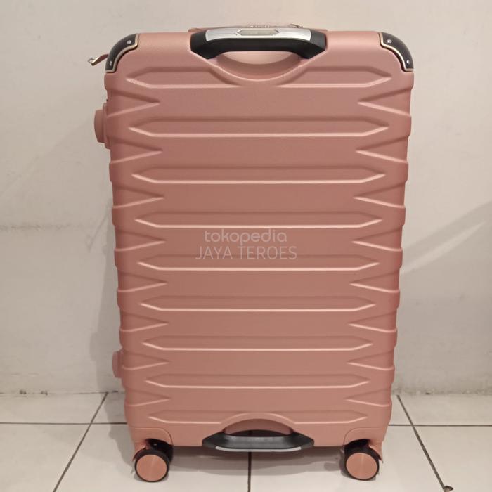 Gambar Koper fiber 20 inch 2handle POLO HOMME 702 / 21 - Merah Muda dari laffel bags undefined Tokopedia