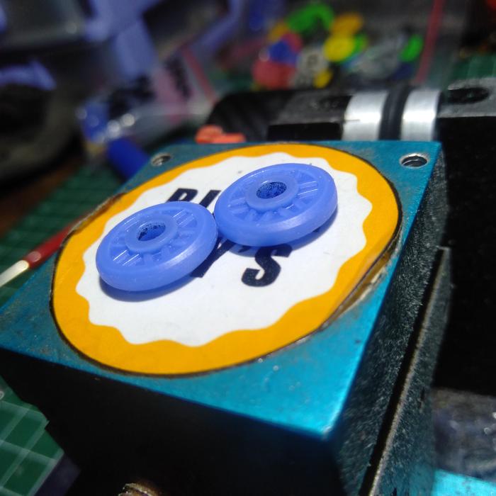 Gambar Roller Plastik 13mm Bubut (AR) - Biru dari RIBKA TOYS undefined Tokopedia