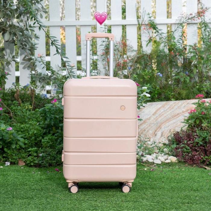 Gambar Koper Kabin Cabin Luggage Suitcase Koper Pastel Warna Warni - Aurora Pink, Koper 16" Only dari Jakarta Homeware undefined Tokopedia