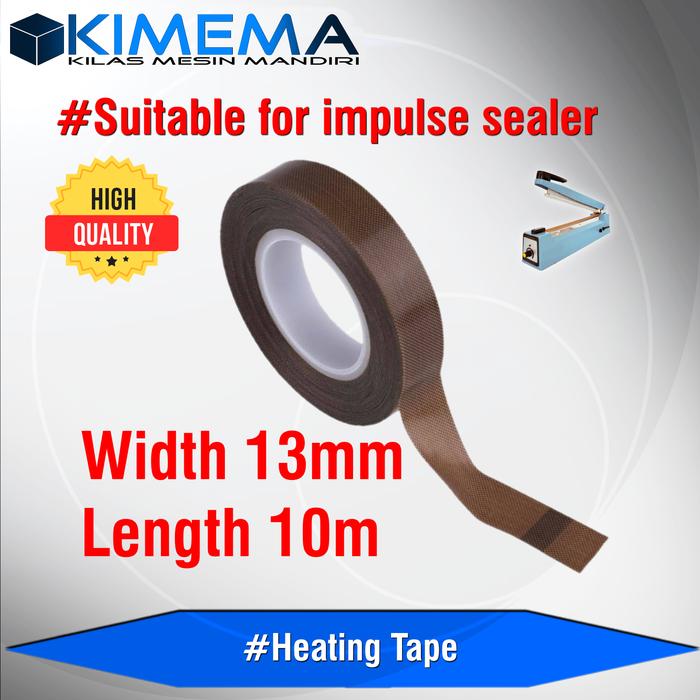 Gambar Matras mesin hand sealer kain teflon bantalan mesin press tahan panas - 13mm x 10m dari KIMEMA undefined Tokopedia