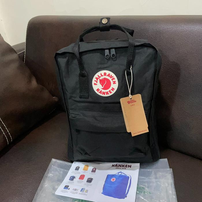 Tas Laptop 15 Fjallraven Kanken Black Graphite Tas Laptop